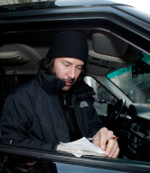 Keanu Reeves signing autographs in Budapest, Hungary - 11 Mar 2011