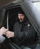 Keanu Reeves signing autographs in Budapest, Hungary - 11 Mar 2011