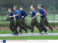 Prince William on an early morning run from his barracks in Windsor, Berkshire, Britain - 17 Jan 2007