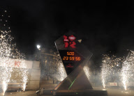 **UK-LONDON-2012 OLYMPICS-COUNTDOWN CLOCK