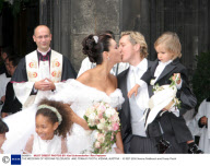 THE WEDDING OF VERONA FELDBUSCH  AND FRANJO POOTH, VIENNA, AUSTRIA  - 10 SEP 2005