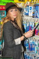 Blake Lively Stops On the Way to a Photo Shoot for a Couple REACH Toothbrushes and Nail Polish