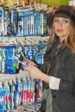 Blake Lively Stops On the Way to a Photo Shoot for a Couple REACH Toothbrushes and Nail Polish