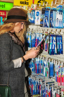 Blake Lively Stops On the Way to a Photo Shoot for a Couple REACH Toothbrushes and Nail Polish