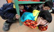 CHINA-FUJIAN-QUAKE-CHILDREN-DRILL (CN)