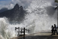 BRAZIL-RIO DE JANEIRO-WEATHER-SURGE