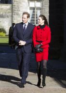 Prince William and Kate Middleton visit the University of St. Andrews, Fife, Scotland, Britain - 25 Feb 2011
