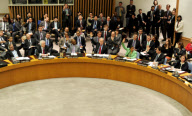 US-NEW YORK-UN-LIBYA-NO-FLY ZONE RESOLUTION