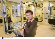 Richard Ward in his Hairdressers salon, Duke of York's Square, Chelsea, London, Britain
 - 14 Oct 2008