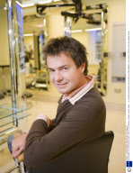 Richard Ward in his Hairdressers salon, Duke of York's Square, Chelsea, London, Britain
 - 14 Oct 2008