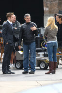 *EXCLUSIVE* George Clooney Directs Ryan Gosling & Evan Rachel Wood in Ann Arbor, MI