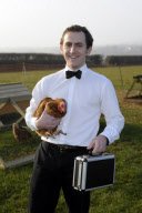 Chicken Hotel, where owners leave their chickens when they go on holiday, Helston, Cornwall, Britain - 16 Mar 2011