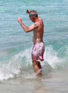 EXCLUSIVE... Bad-Boy Tennis Legend John McEnore Enjoys St. Bart's