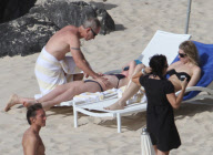 EXCLUSIVE... Exclusive... John McEnroe Gets Sun Block Help From Ava