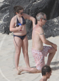 EXCLUSIVE... Exclusive... John McEnroe Gets Sun Block Help From Ava