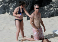 EXCLUSIVE... Exclusive... John McEnroe Gets Sun Block Help From Ava