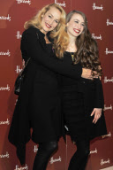 Jerry Hall and daughter Elizabeth Jagger open the Winter Sale at Harrods, London, Britain - 27 Dec 2010