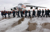 RUSSIA-MOSCOW-JAPAN-RESCUERS-RETURN