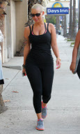 Amber Rose out in Hollywood EXCLUSIVE