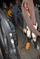 Vanessa Hudgens Parties in Beverly Hills