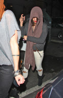 Vanessa Hudgens Parties in Beverly Hills