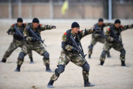 CHINA-YINCHUAN-SOLDIERS-DRILL (CN)