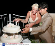 Brigitte Nielsen and Mattia Dessi wedding in Malta - 08 Jul 2006