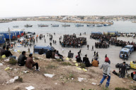 Around thousand immigrants arriving by boat in Lampedusa every day