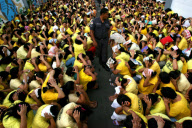 PHILIPPINES-MANILA-EARTHQUAKE-DRILL
