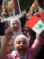 SYRIA-DAMASCUS-DEMONSTRATION