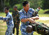 TANZANIA-DAR ES SALAAM-CHINESE NAVY FRIGATES-JOINT DRILL