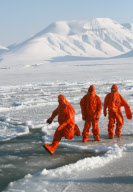 'Walking with the Wounded' expedition photocall, Spitsbergen, Norway - 30 Mar 2011