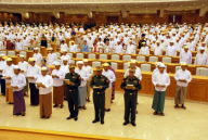 MYANMAR-PRESIDENT-SWEARING IN
