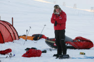 'Walking with the Wounded' expedition, Spitsbergen, Norway - 31 Mar 2011