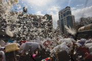 US-NEW YORK-PILLOW FIGHT