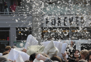 US-NEW YORK-PILLOW FIGHT