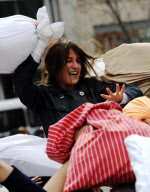 US-NEW YORK-PILLOW FIGHT