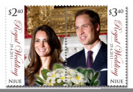 Royal wedding stamp features perforated line down the middle that splits couple up, New Zealand - 04 Apr 2011