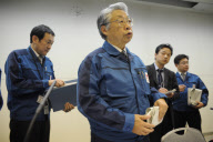 JAPAN-QUAKE-TEPCO-PRESS CONFERENCE