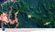Carajas iron ore mine in the Amazon rainforest, Brazil - 26 Jul 2009