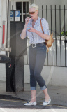 EXC BRIGITTE NIELSEN OUT IN NOTTING HILL