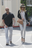 JASON STATHAM and his ''Victoria Secret'' model girlfriend ROSIE HUNTINGTON WHITELY spotted in West Hollywood