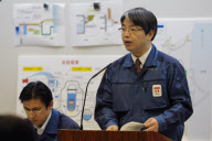 JAPAN-QUAKE-TEPCO-PRESS CONFERENCE-RADIOACTIVE SEAWATER