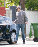 Zachary Quinto Out in Larchmont