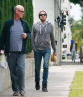 Zachary Quinto Out in Larchmont