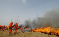 CHINA-NINGXIA-YINCHUAN-FIREFIGHTING REHEARSAL (CN)