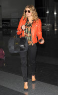 FERGIE AT JFK AIRPORT