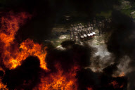 MEXICO-TIJUANA-DRUGS-BURN