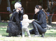 Laeticia Hallyday Picnics With Jade
