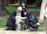 Laeticia Hallyday Picnics With Jade